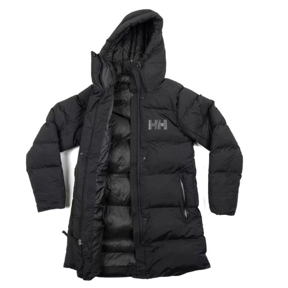 Helly Hansen Adore Puffy Parka Jacket Winter Coat Size L Black Insulated NEW - Picture 5 of 13